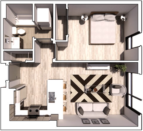 108 S. 1st St 1-2 Beds Apartment for Rent - Photo Gallery 12